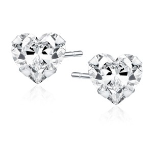 Cercei argint cu inimioare 5x5 mm DiAmanti 1CH5ER_W-DIA (Argint 925‰ 0,5 g.) Cercei argint cu inimioare 5x5 mm DiAmanti 1CH5ER_W-DIA (Argint 925‰ 0,5 g.)